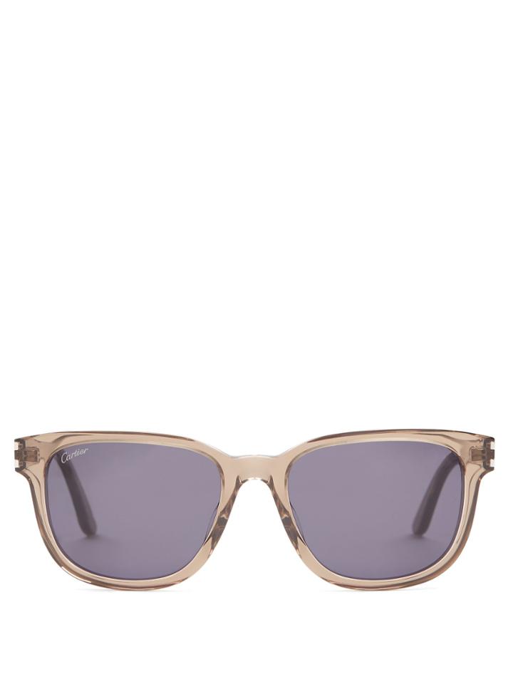 Cartier Eyewear D-frame Acetate Sunglasses