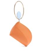 Matchesfashion.com Roksanda - Eartha Dot Bi Colour Leather Clutch - Womens - Brown Multi