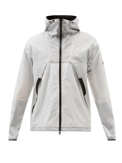 Moncler - Doi Technical-shell Hooded Jacket - Mens - Light Grey