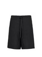 Hecho Ribbed Silk And Linen-blend Shorts