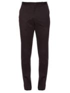 Burberry London Slim-leg Cotton Chino Trousers