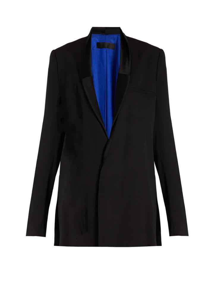 Haider Ackermann Cantar Double-breasted Crepe Jacket
