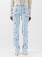 Isabel Marant - Vokayo Cargo Straight-leg Jeans - Womens - Light Blue