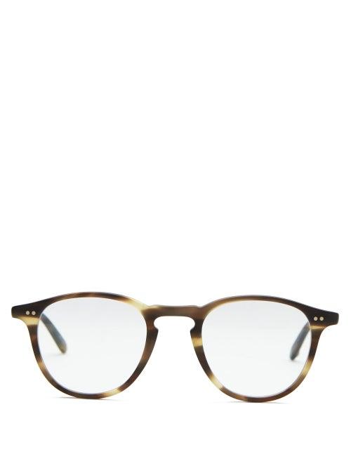 Matchesfashion.com Garrett Leight - Hampton Tortoiseshell Matte-acetate Glasses - Mens - Tortoiseshell