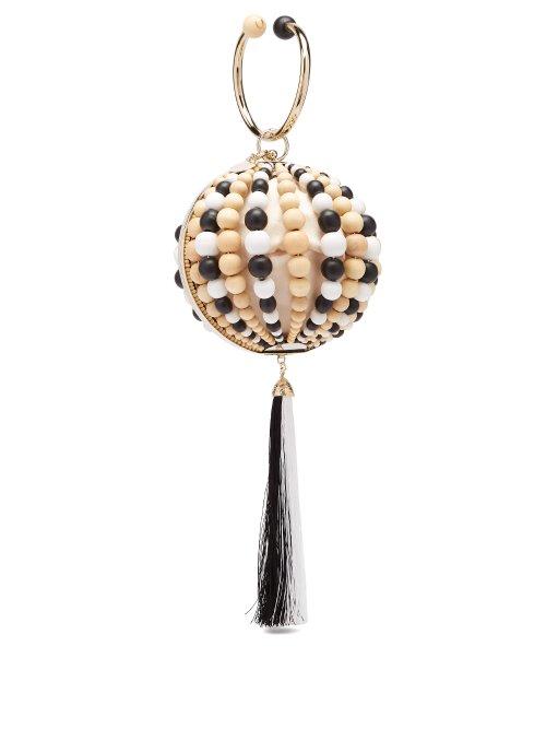 Matchesfashion.com Rosantica By Michela Panero - X Peter Pilotto Bead And Tassel Ball Clutch - Womens - Multi