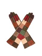 Agnelle Angelina Leather Patchwork Gloves