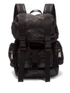 Matchesfashion.com Balmain - Camouflage Print Nylon Backpack - Mens - Black Multi