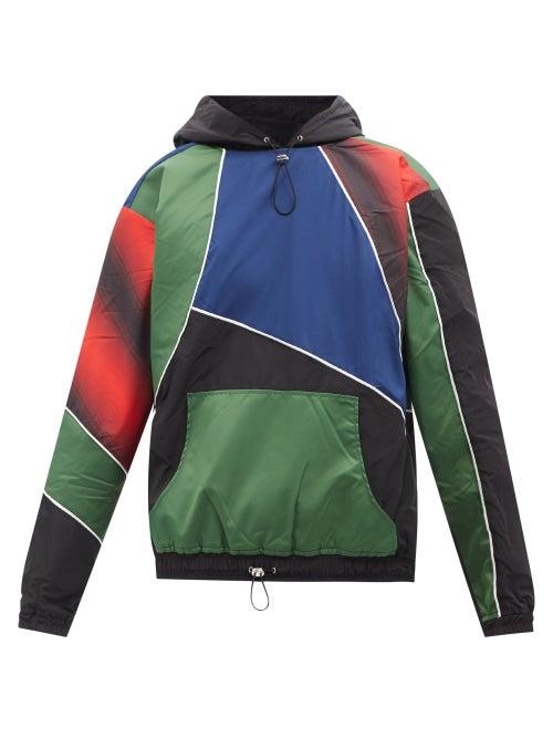 Ahluwalia - Marshall Upcycled-shell Hooded Sweatshirt - Mens - Black