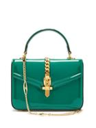 Matchesfashion.com Gucci - Sylvie Small Patent Leather Shoulder Bag - Womens - Green
