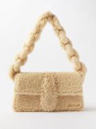 Jacquemus - Bambidou Shearling Shoulder Bag - Womens - Ivory