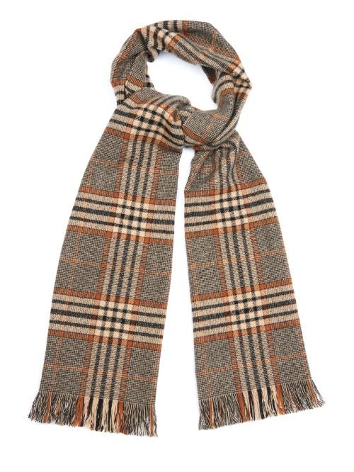 Colombo Checked Cashmere Scarf