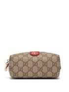 Matchesfashion.com Gucci - Ophidia Gg Supreme Canvas Make Up Bag - Womens - Red Multi
