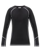 Matchesfashion.com Peak Performance - Flatlock-seam Ribbed-jersey Thermal Top - Mens - Black