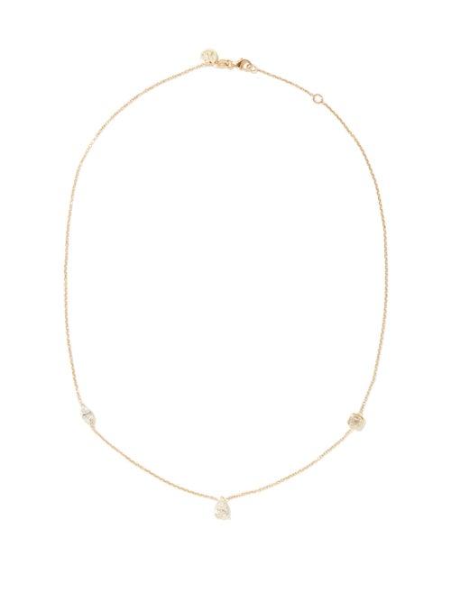 Katkim - 18kt Gold And Diamond Necklace - Womens - Yellow Gold