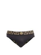 Matchesfashion.com Versace - Medusa-patch Technical-jersey Swim Briefs - Mens - Black