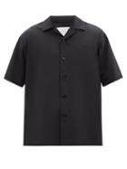 Sacai - Layered-sleeve Poplin Shirt - Mens - Black