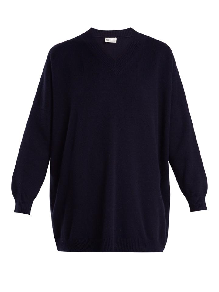 Connolly Oversized V-neck Cashmere Sweater