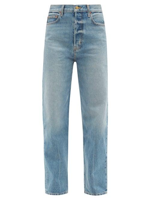 Matchesfashion.com B Sides - Claude Tapered-leg Jeans - Womens - Denim