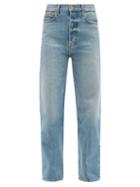 Matchesfashion.com B Sides - Claude Tapered-leg Jeans - Womens - Denim