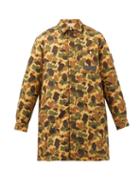 8 Moncler Palm Angels - Tallac Camouflage-print Down Cotton Overcoat - Mens - Camouflage