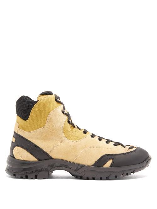 Matchesfashion.com Eye/loewe/nature - Suede Hiking Boots - Mens - Beige