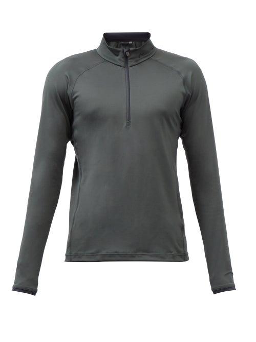 Kjus - Zip-neck Jersey Mid-layer Top - Mens - Green