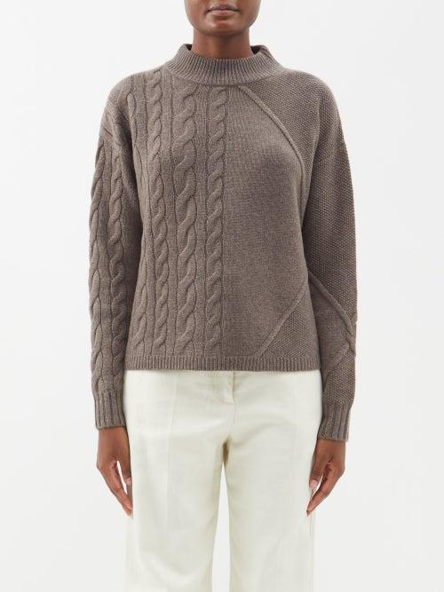 Max Mara - Accordo Sweater - Womens - Light Brown