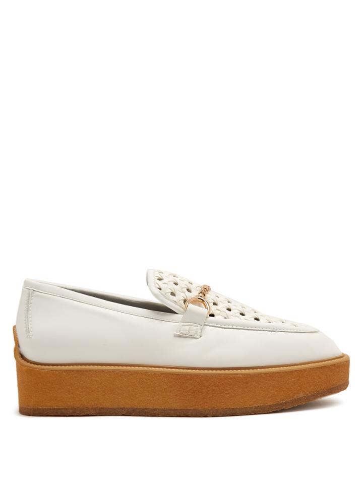Stella Mccartney Faux-leather Platform Loafers