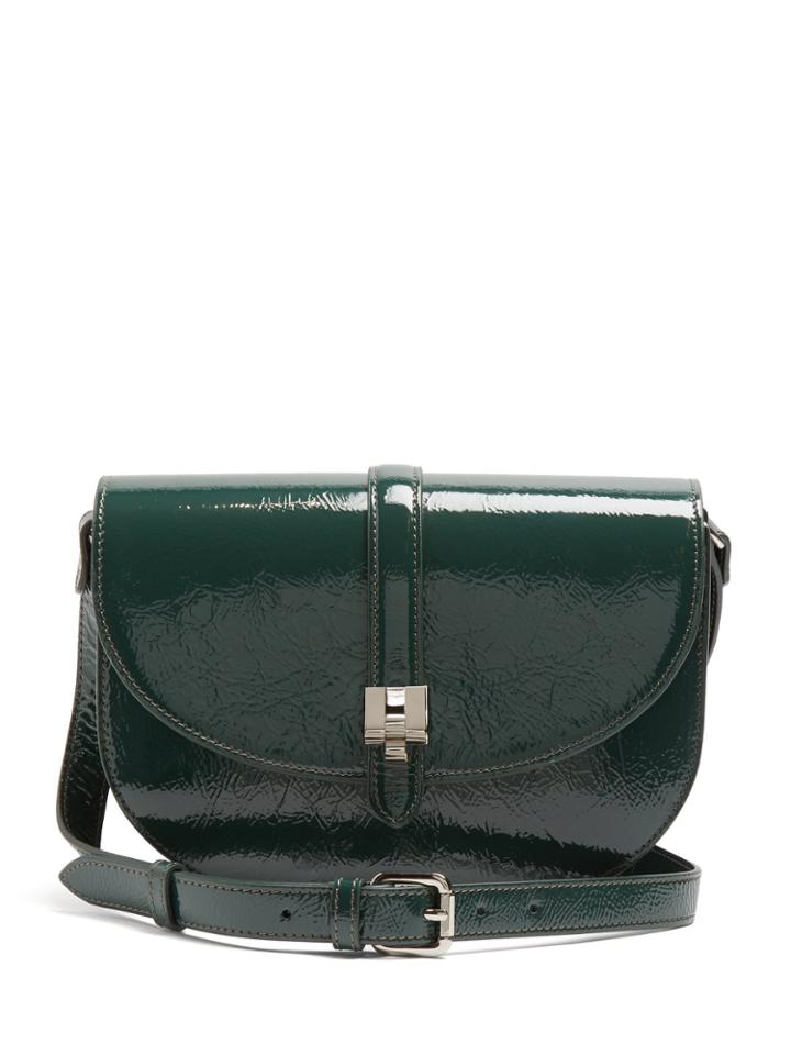 A.p.c. Isilde Patent-leather Cross-body Bag