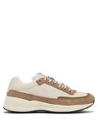 Matchesfashion.com A.p.c. - Running Suede Panel Shell Trainers - Womens - Grey White