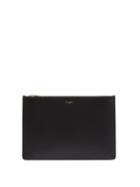Matchesfashion.com Dolce & Gabbana - Foiled Logo Leather Pouch - Mens - Black