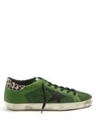 Golden Goose Deluxe Brand Super Star Low-top Metallic-knit Trainers