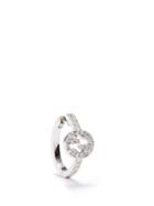 Gucci - Gg Diamond & 18kt White-gold Single Earring - Womens - White Gold