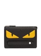 Fendi Bag Bugs Wrist-strap Leather Pouch