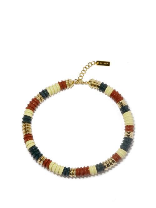 Ladies Jewellery Etro - Beaded Enamel & Metal Choker - Womens - Multi