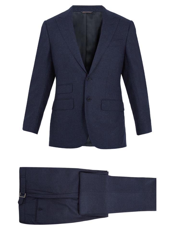 Thom Sweeney Single-breasted Wool Suit