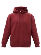Matchesfashion.com Vetements - Logo-print Cotton-blend Hooded Sweatshirt - Mens - Red