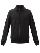 Matchesfashion.com Noon Goons - Journal Point-collar Twill Jacket - Mens - Black