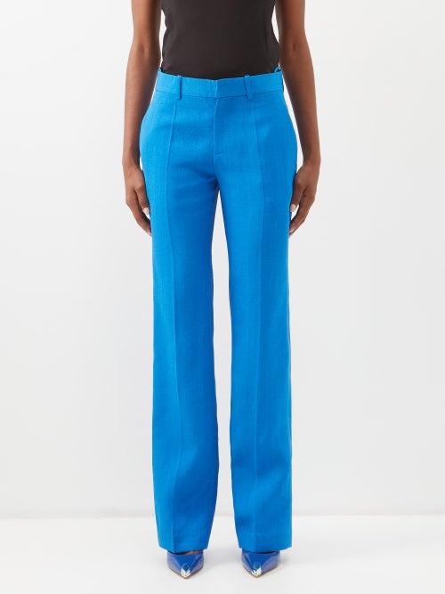 Petar Petrov - Gilmar Straight-leg Trousers - Womens - Blue