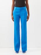Petar Petrov - Gilmar Straight-leg Trousers - Womens - Blue