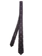 Alexander Mcqueen Prince Of Wales Check And Skull Tie