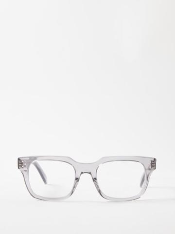 Celine Eyewear - D-frame Acetate Glasses - Mens - Grey
