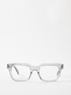 Celine Eyewear - D-frame Acetate Glasses - Mens - Grey