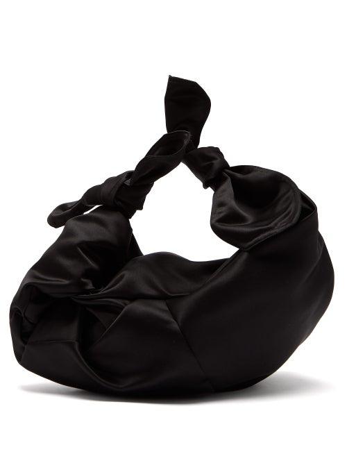 Matchesfashion.com Simone Rocha - Wrap Baby Satin Bag - Womens - Black