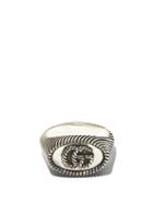 Matchesfashion.com Gucci - Gg Marmont Sterling-silver Ring - Mens - Silver