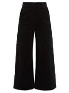 Matchesfashion.com Dodo Bar Or - Ivy Cotton Blend Corduroy Trousers - Womens - Black