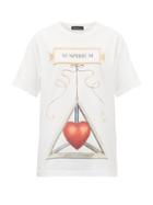 Matchesfashion.com Undercover - Logo Print Cotton T Shirt - Womens - White