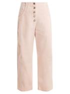 Matchesfashion.com Rachel Comey - Elkin Mid Rise Wide Leg Jeans - Womens - Pink
