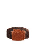Matchesfashion.com Prada - Calf Hair Belt - Mens - Brown Multi