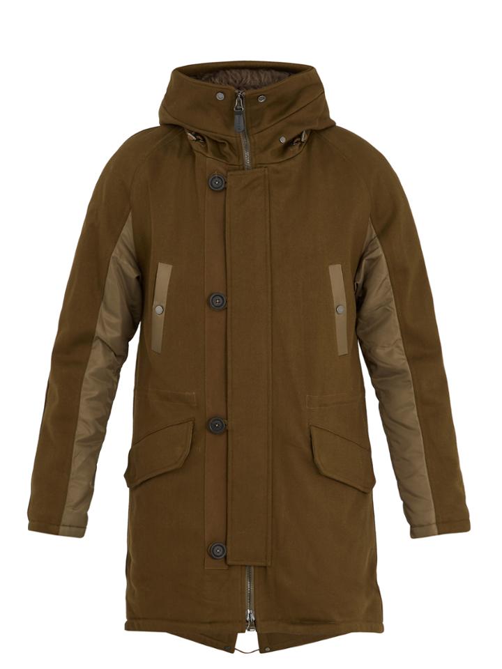 Yves Salomon Hooded Shearling-trimmed Parka